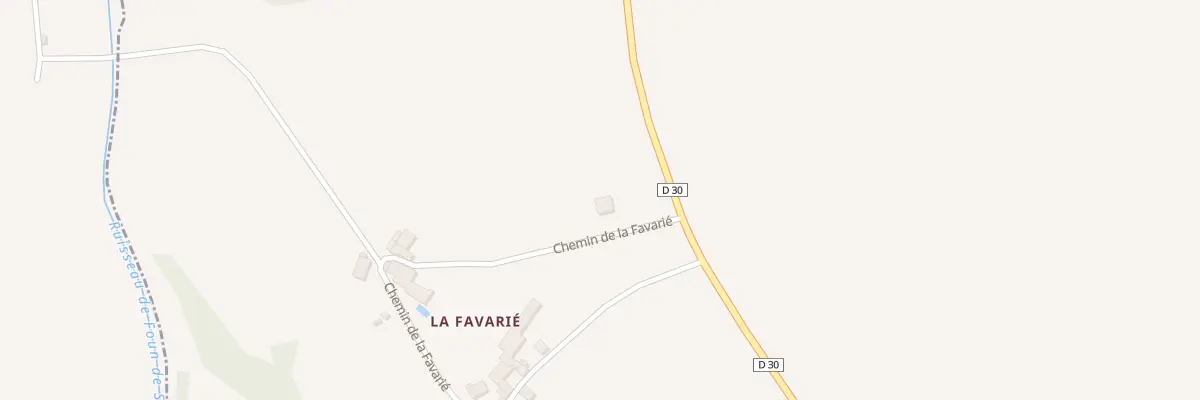 Plan du 5105 La Favarie à Noailles