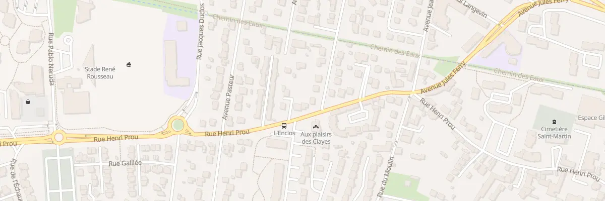 Plan du 96 Rue Henri Prou aux Clayes-sous-Bois