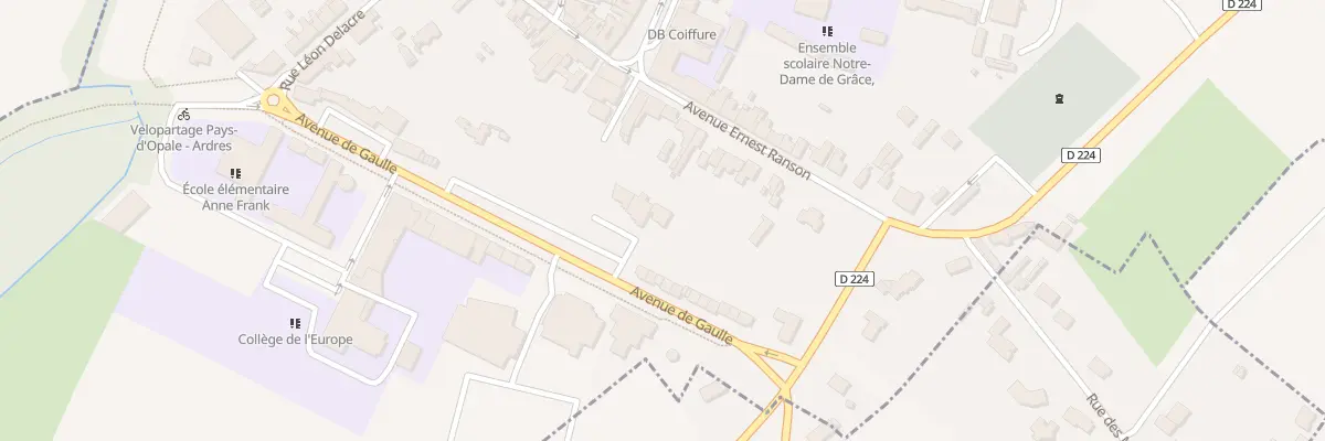 Plan du 130 Av de Gaulle à Ardres