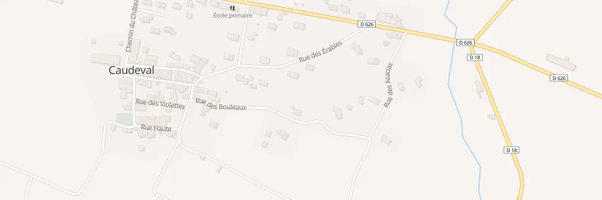 Plan du 8 Rue des Bouleaux à Val de Lambronne