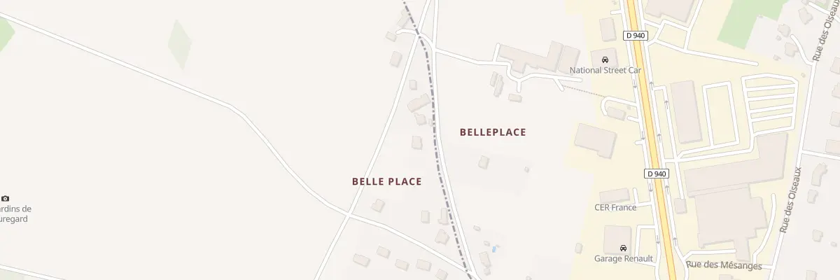 Plan du 9 Belleplace au Magny