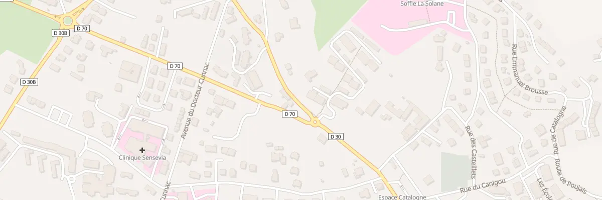 Plan du 22 Av de Cerdagne à Osséja