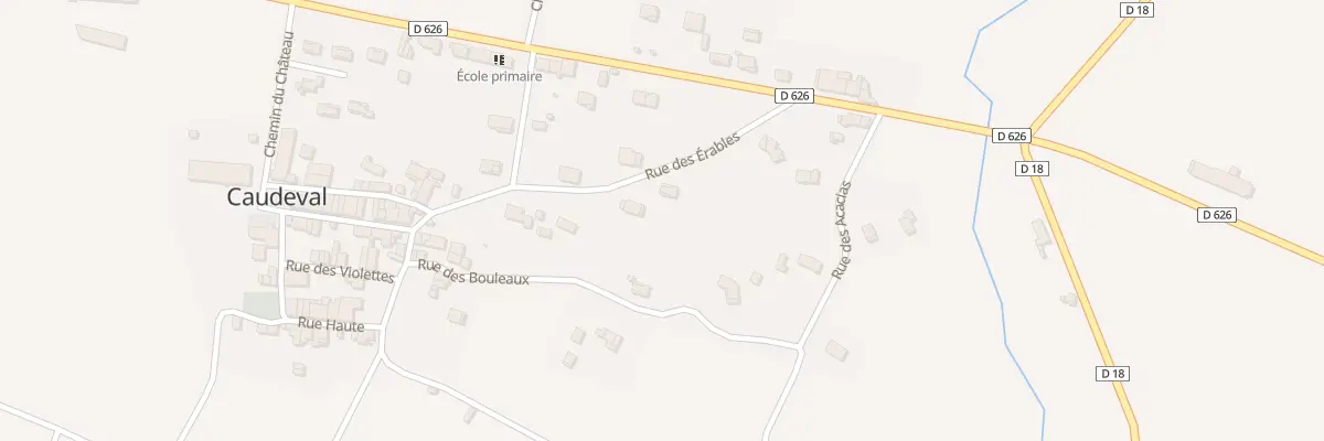 Plan du 5 Rue des Erables à Val de Lambronne