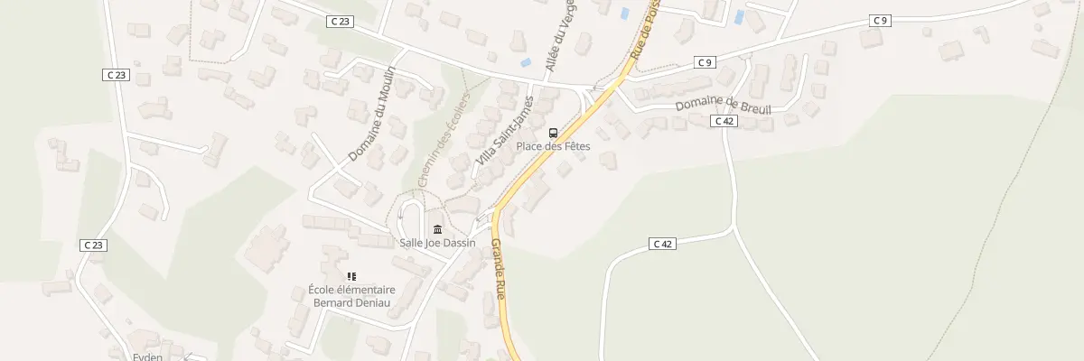 Plan du 6 Rue de Poissy à Feucherolles