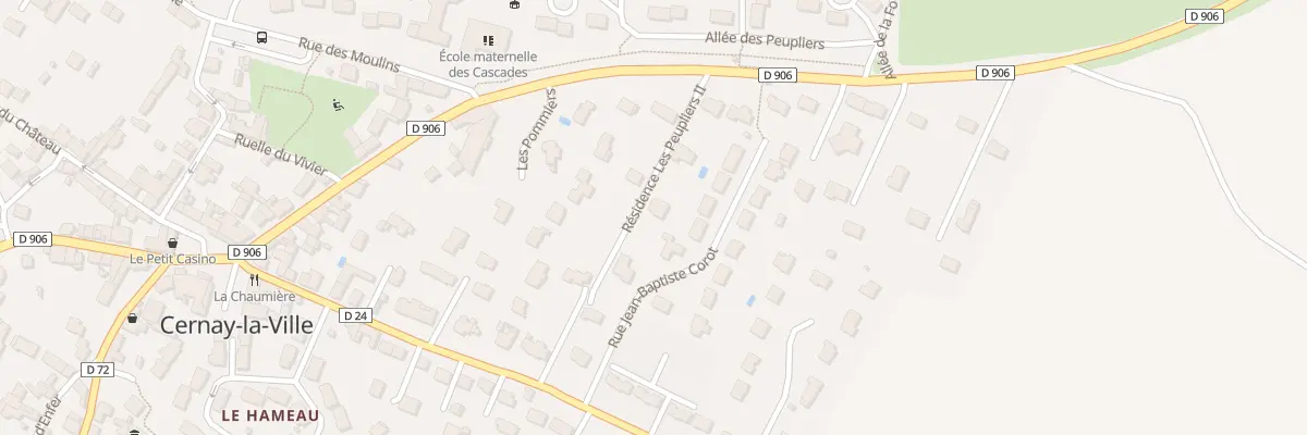 Plan du 36B Rue de Chevreuse à Cernay-la-Ville