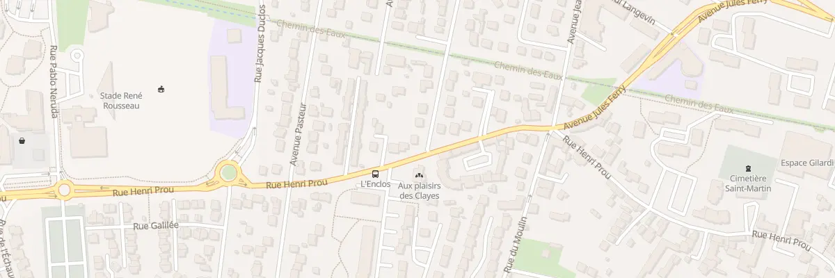 Plan du 1 Av du Bosquet aux Clayes-sous-Bois