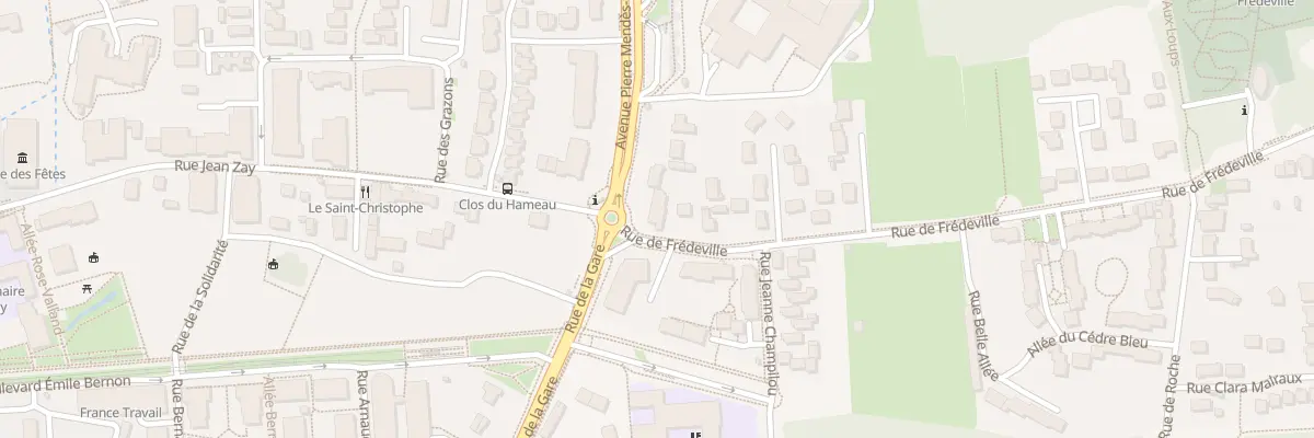 Plan du 1 Rue de Frédeville à Saint-Jean-de-Braye
