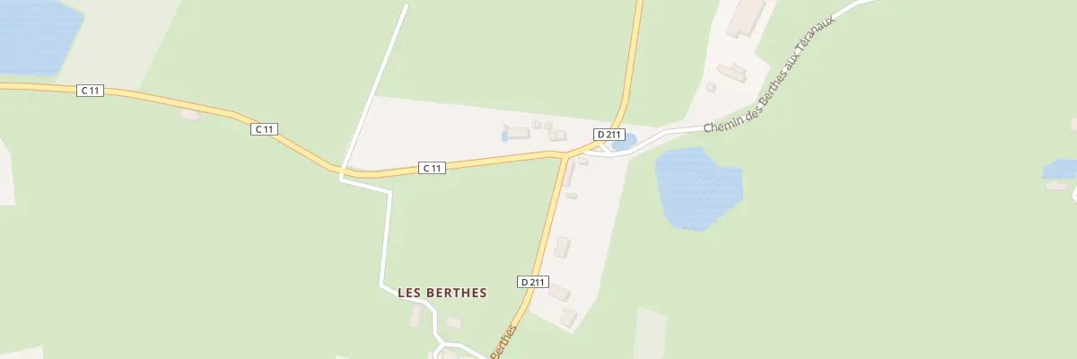 Plan du 1605 Rte des Berthes à Méry-sur-Cher