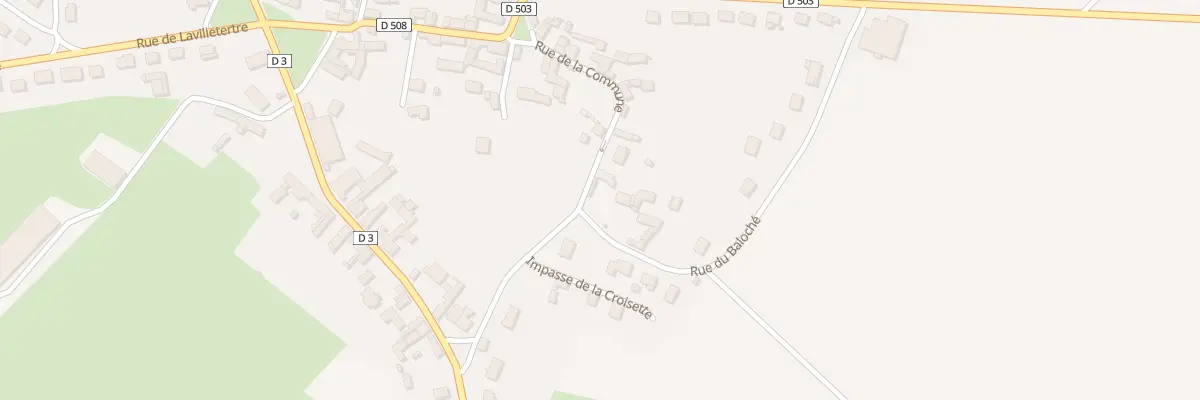 Plan du 2 Rue de la Commune à Monneville