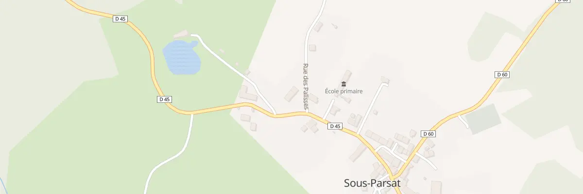 Plan du 25 Rue des Palisses à Sous-Parsat