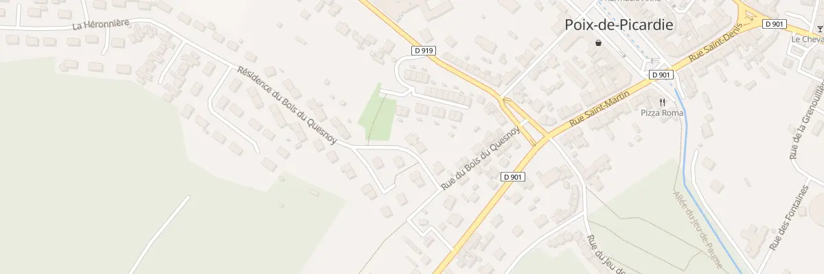 Plan du 14 Res Bois du Quesnoy à Poix-de-Picardie