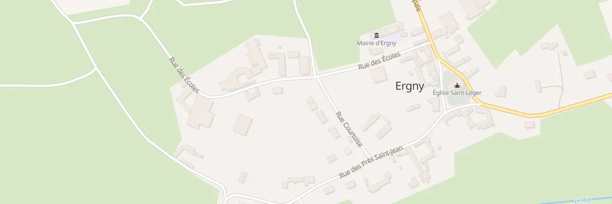 Plan du 3 Rue Courtoise à Ergny