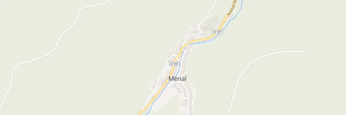 Plan du 39 Le Village à Mérial