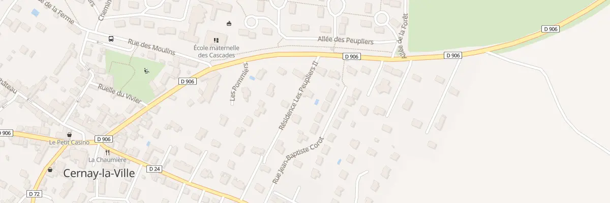 Plan du 36 Rue de Chevreuse à Cernay-la-Ville