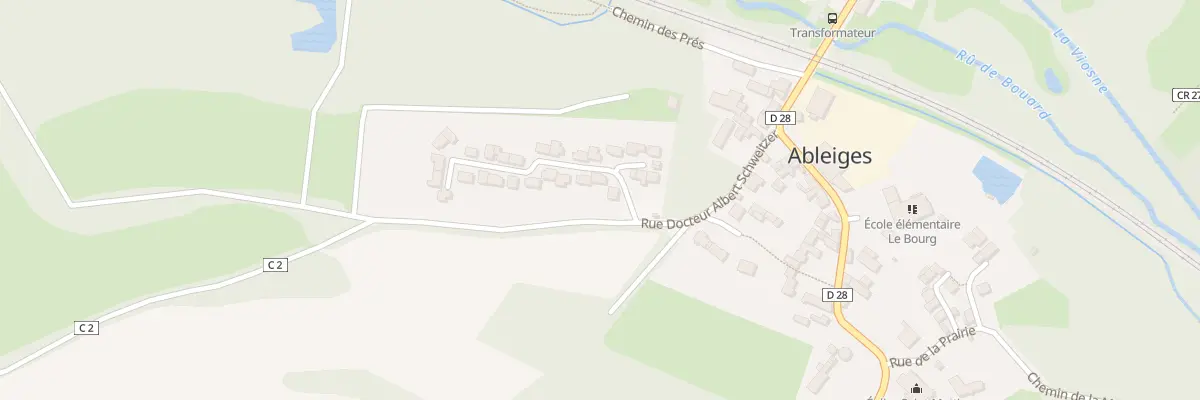 Plan du 11 Rue du Docteur Schweitzer à Ableiges
