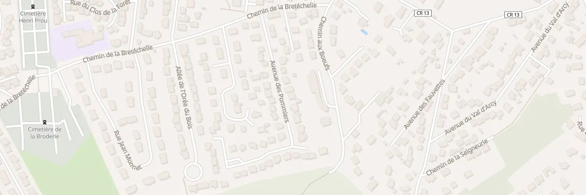Plan du 15B Av des Pommiers aux Clayes-sous-Bois