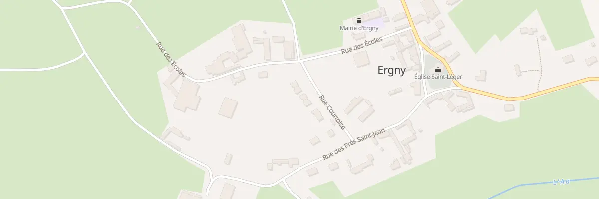 Plan du 7 Rue Courtoise à Ergny