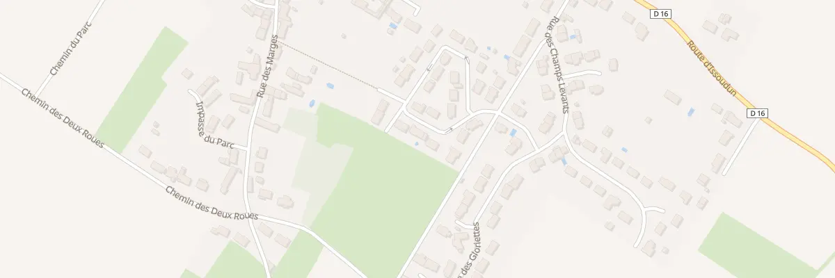 Plan du 9 Rue des Gronanges aux Bordes