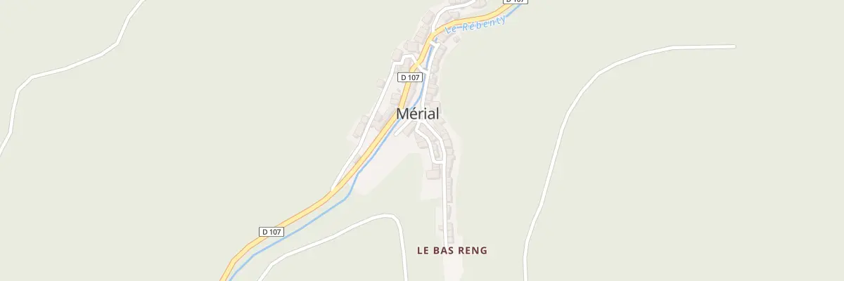 Plan du 5 Rue Courbe à Mérial