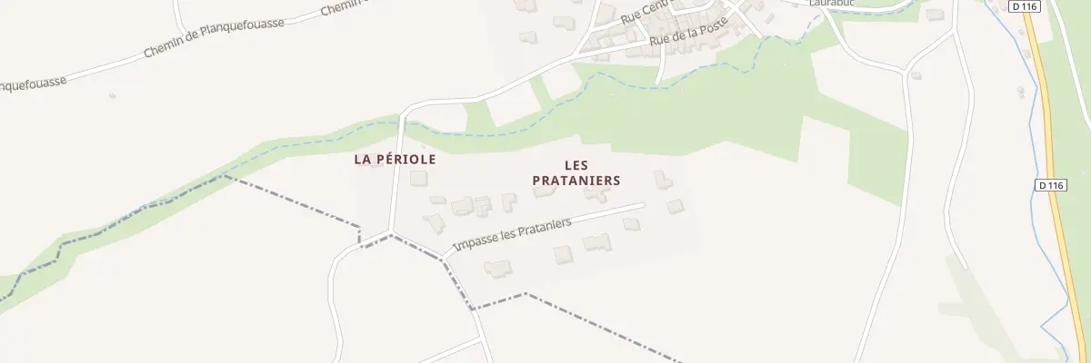 Plan du 6 Les Prataniers à Laurabuc