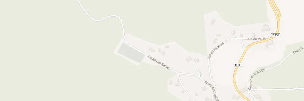 Plan du 394 Rte des Sablés à Saint-Pardoux-la-Croisille