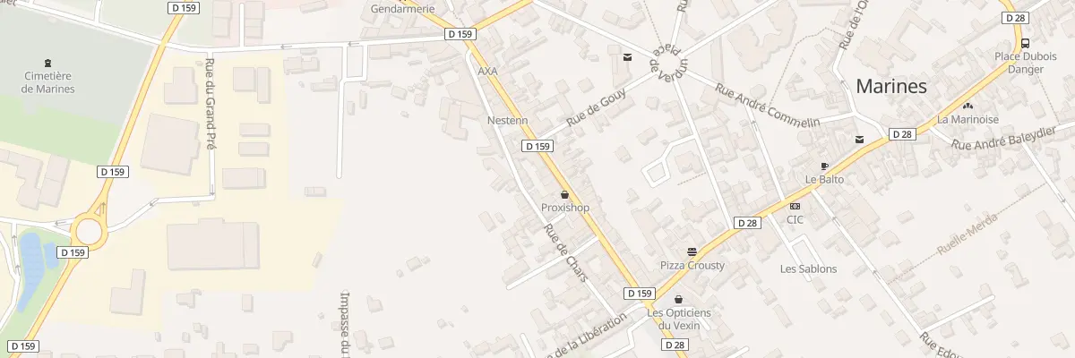 Plan du 26 Rue de Chars à Marines