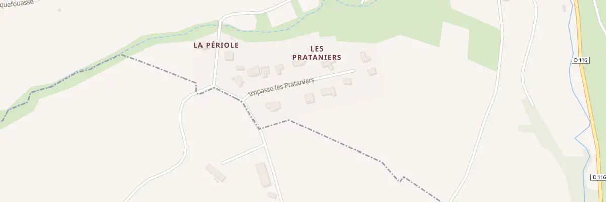 Plan du 9004 Les Prataniers à Laurabuc