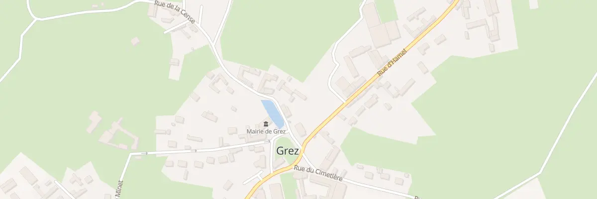 Plan du 2 Rue de la Cense à Grez