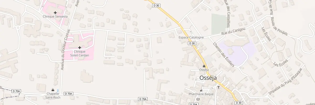 Plan du 1 Rue des Jardins à Osséja