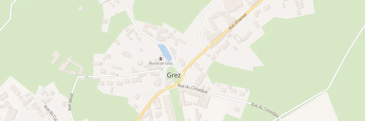 Plan du 1 Rue du Hamel à Grez