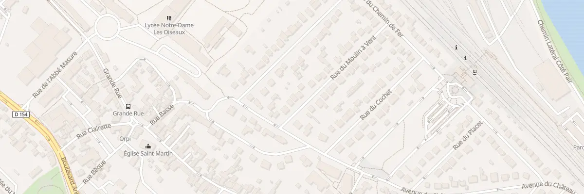 Plan du 3 Rue du Moulin à Vent à Verneuil-sur-Seine