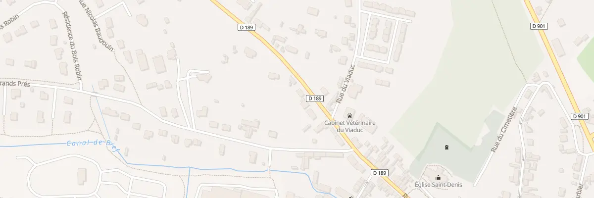 Plan du 7 Rte d’Aumale à Poix-de-Picardie