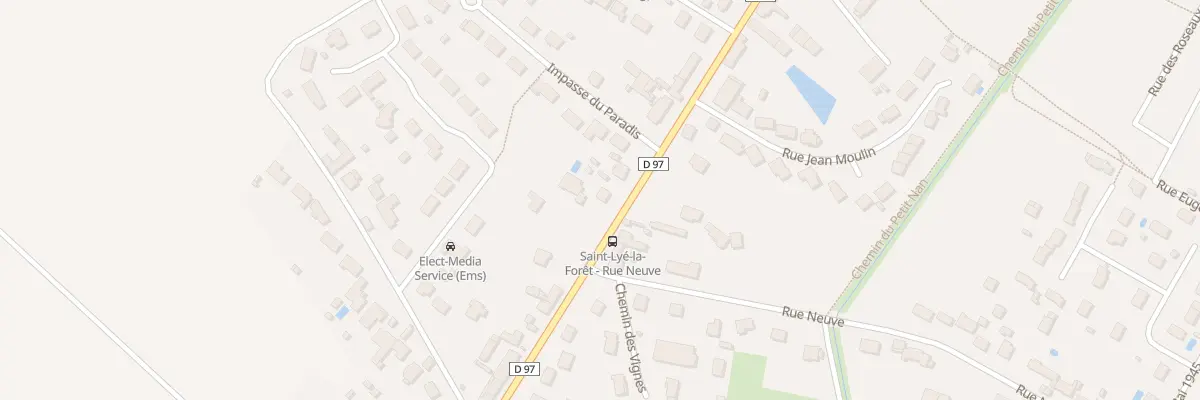 Plan du 66 Rte d’Orléans à Saint-Lyé-la-Forêt