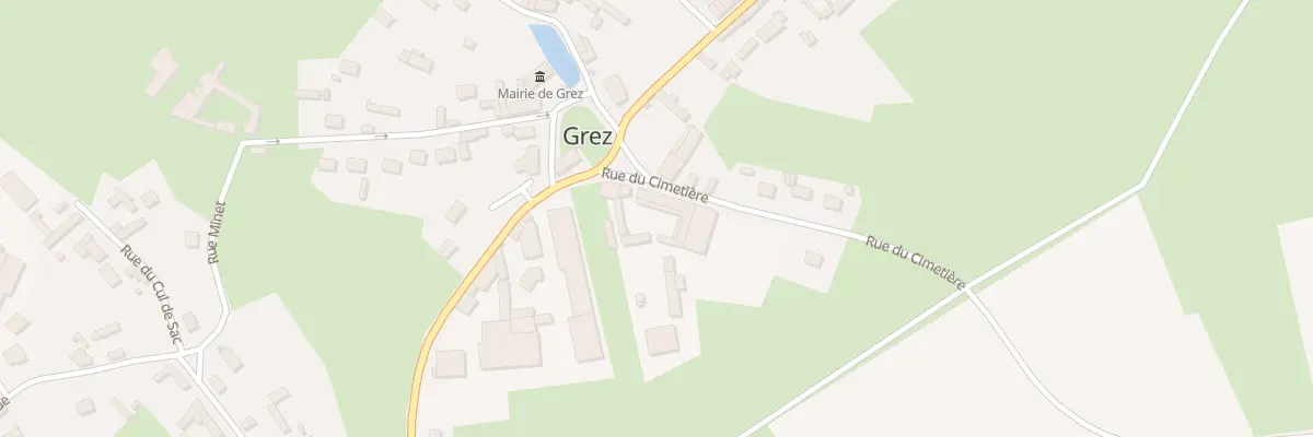 Plan du 4 Rue du Cimetière à Grez