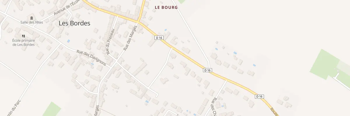 Plan du 14 Rte d’Issoudun aux Bordes