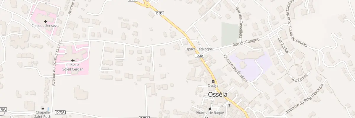 Plan de Av de Cerdagne à Osséja