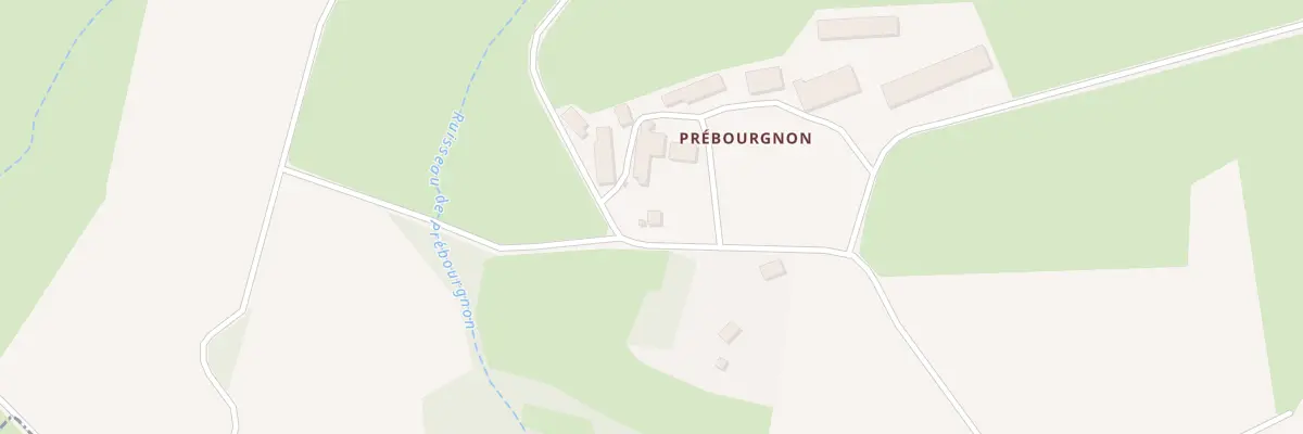 Plan du 5 Prébourgnon. à Genouillac