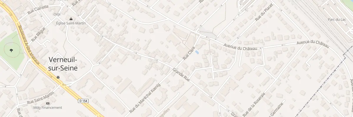 Plan du 18 Grande Rue à Verneuil-sur-Seine