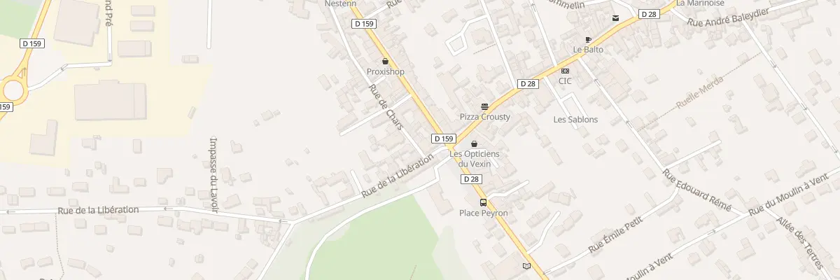 Plan du 4 Rue de Chars à Marines