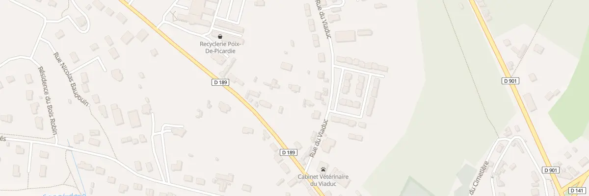 Plan du 7 Rue du Viaduc à Poix-de-Picardie