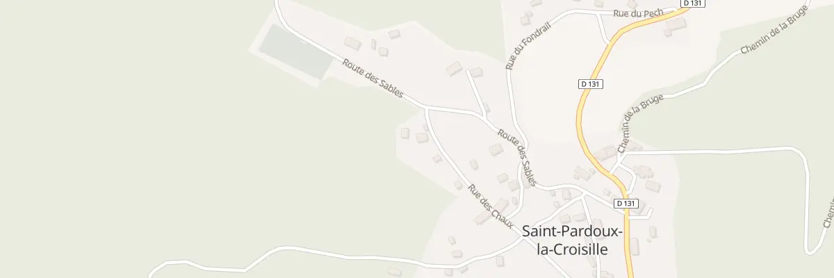 Plan du 399 Rue des Chaux à Saint-Pardoux-la-Croisille