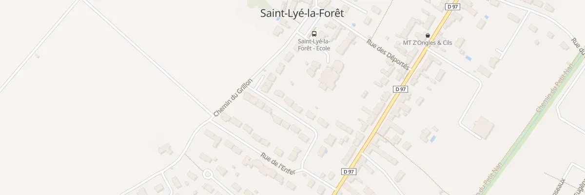 Plan du 12 Rue des Petits Diables à Saint-Lyé-la-Forêt