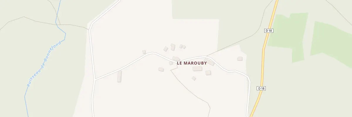 Plan du 6 Le Marouby à Bonnefond