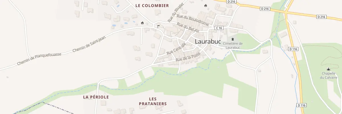 Plan du 26 Le Village à Laurabuc