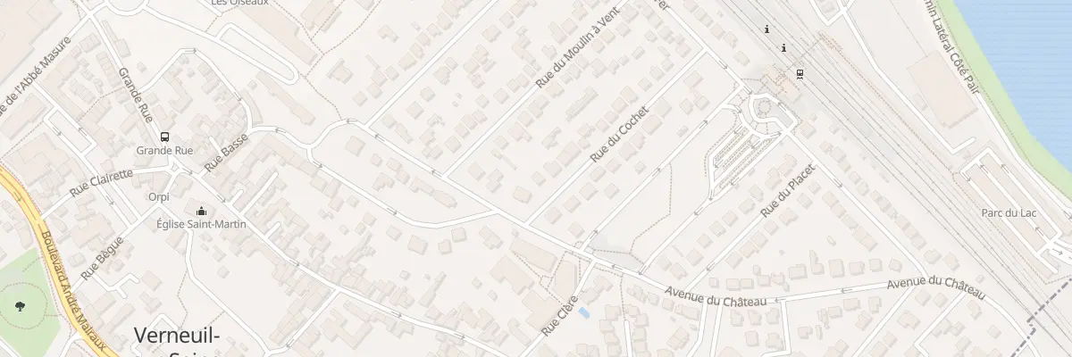 Plan du 3 Rue du Cochet à Verneuil-sur-Seine