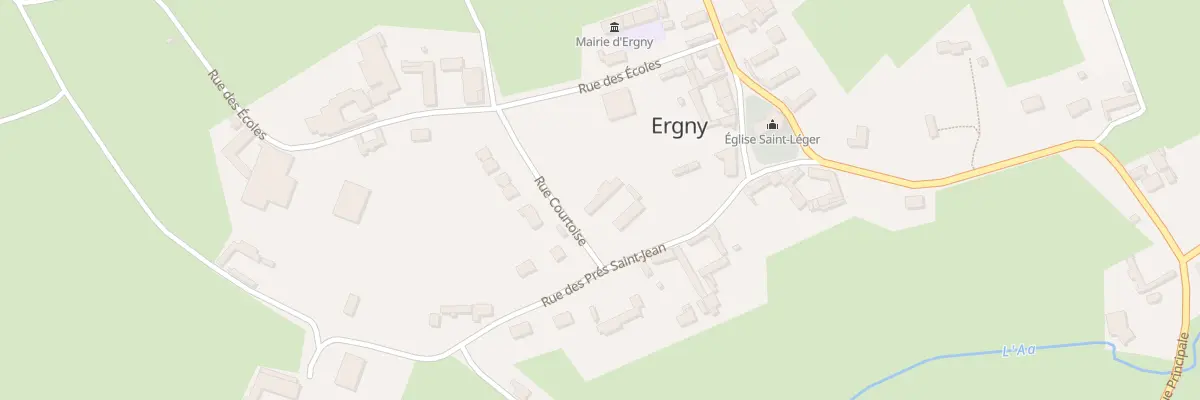 Plan du 2 Rue Courtoise à Ergny