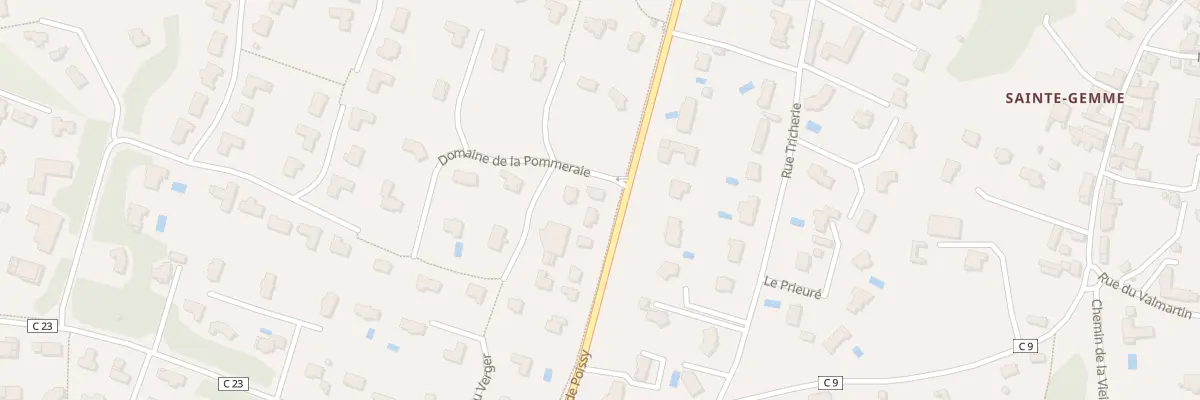 Plan du 17 Rue de Poissy à Feucherolles