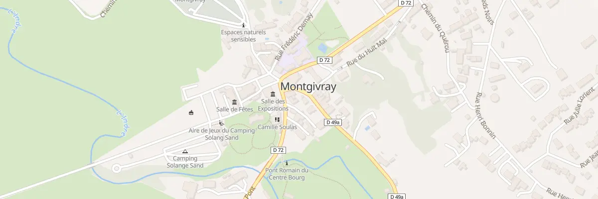 Plan du 1 Rue du Pont à Montgivray