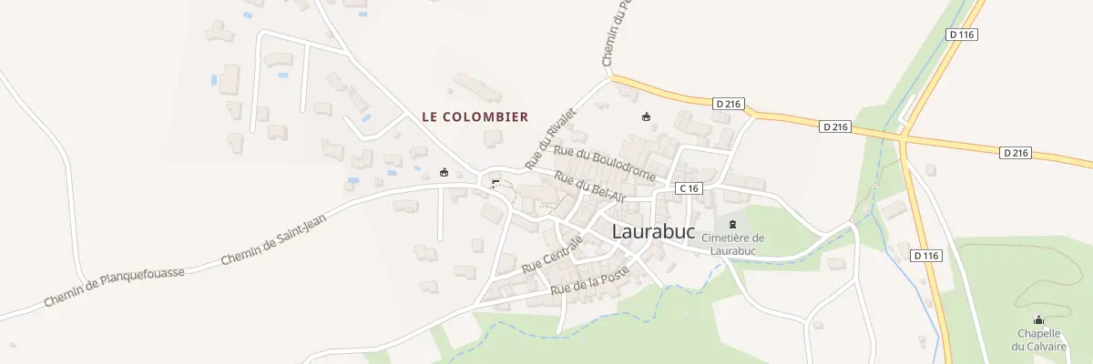 Plan du 56 Le Village à Laurabuc