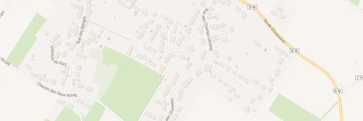 Plan du 8 Rue des Gloriettes aux Bordes